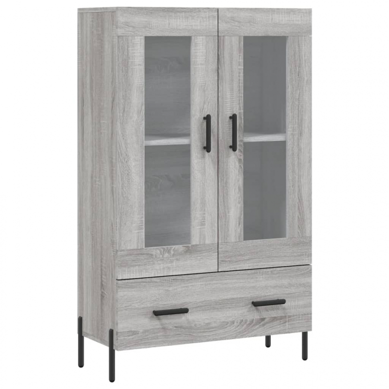 Highboard Grau Sonoma 69,5x31x115 cm Holzwerkstoff