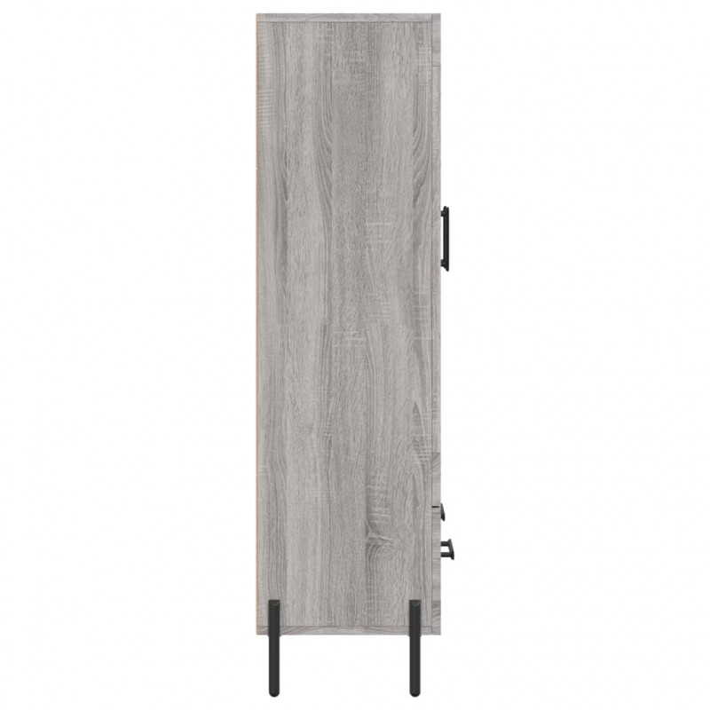 Highboard Grau Sonoma 69,5x31x115 cm Holzwerkstoff