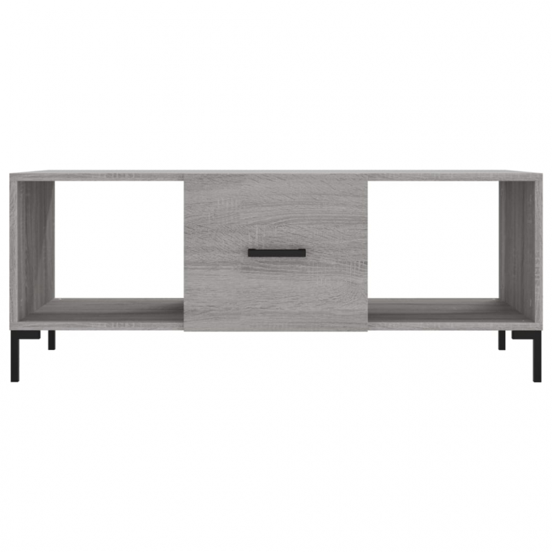 Couchtisch Grau Sonoma 102x50x40 cm Holzwerkstoff