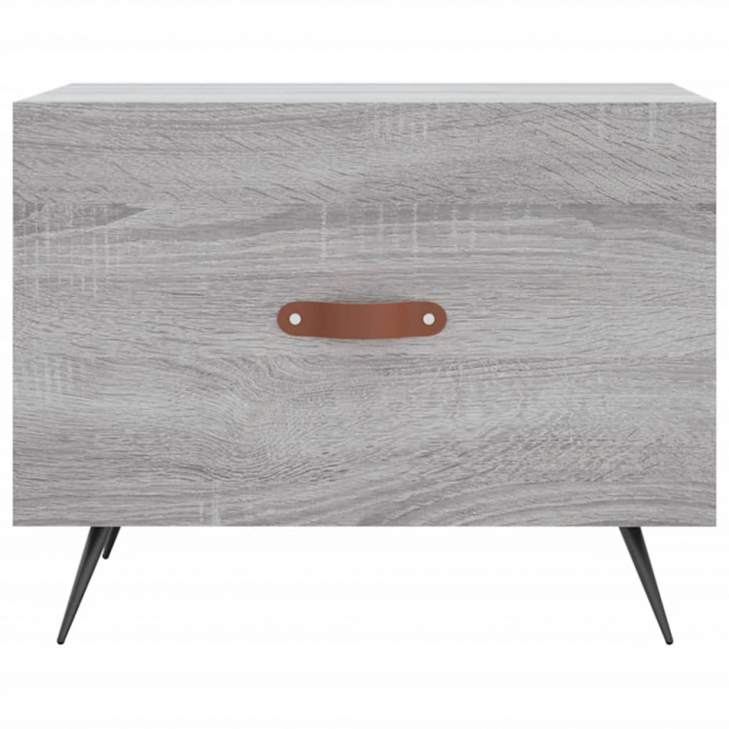 Couchtisch Grau Sonoma 50x50x40 cm Holzwerkstoff