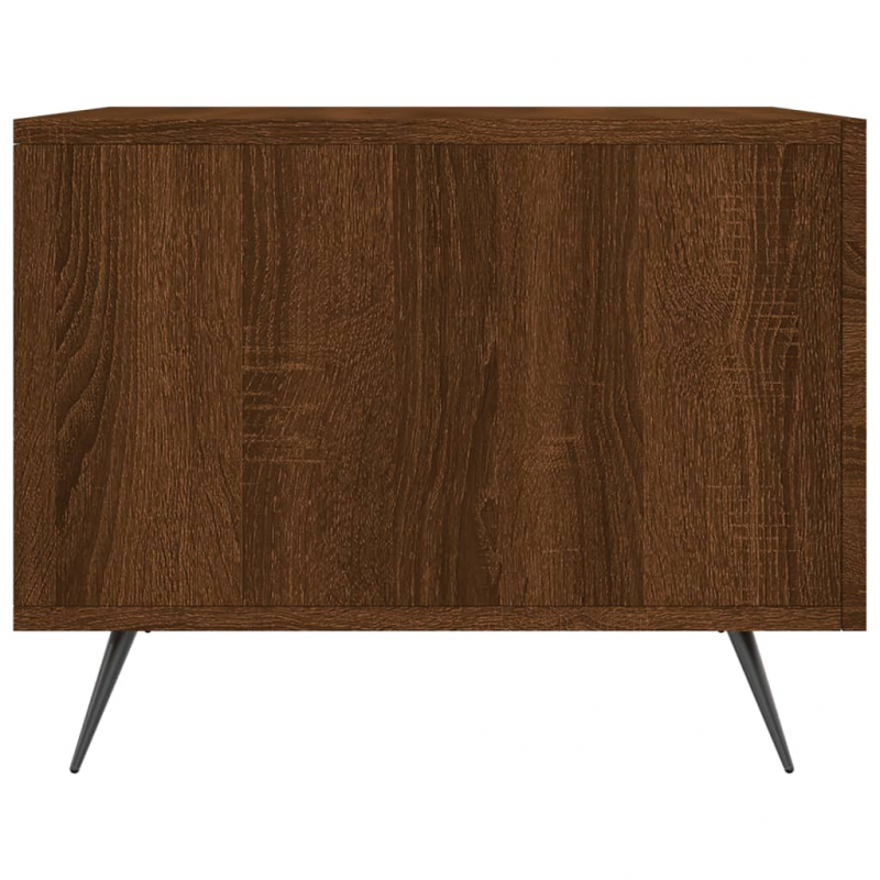 Couchtisch Braun Eichen-Optik 50x50x40 cm Holzwerkstoff