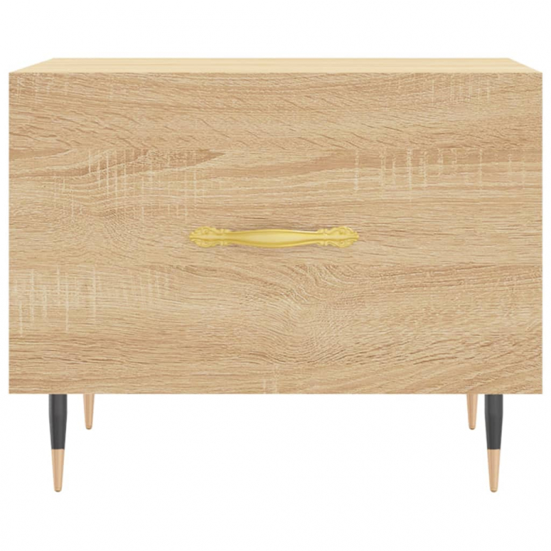 Couchtisch Sonoma-Eiche 50x50x40 cm Holzwerkstoff