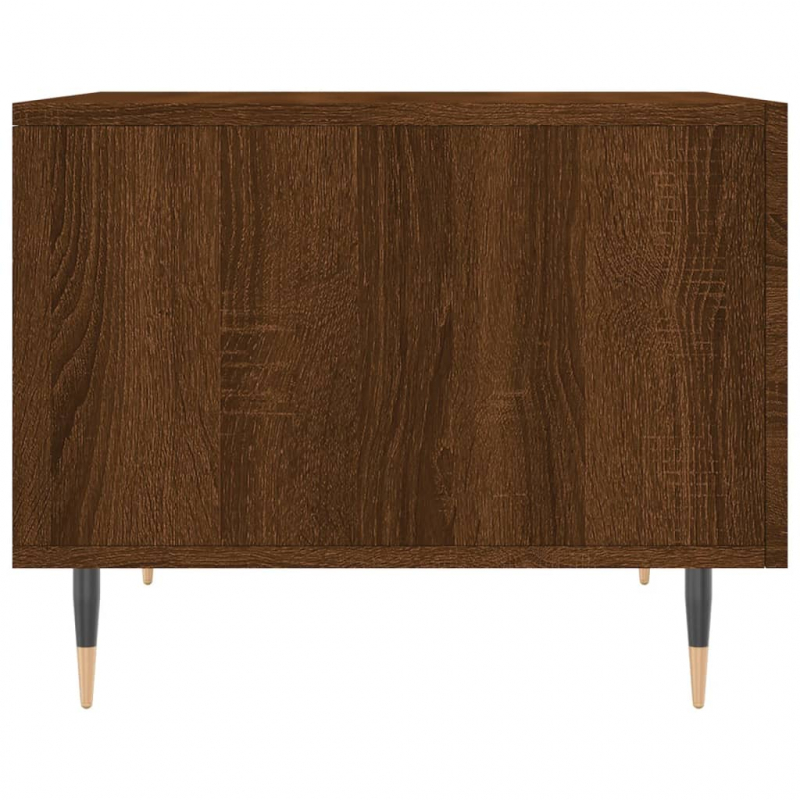 Couchtisch Braun Eichen-Optik 50x50x40 cm Holzwerkstoff