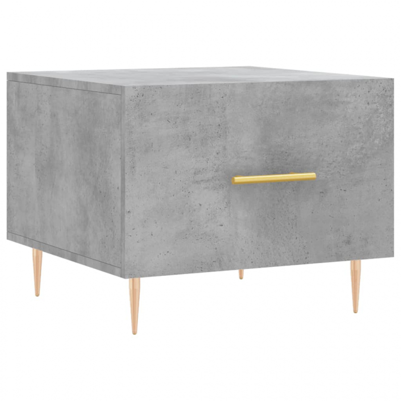 Couchtische 2 Stk. Betongrau 50x50x40 cm Holzwerkstoff