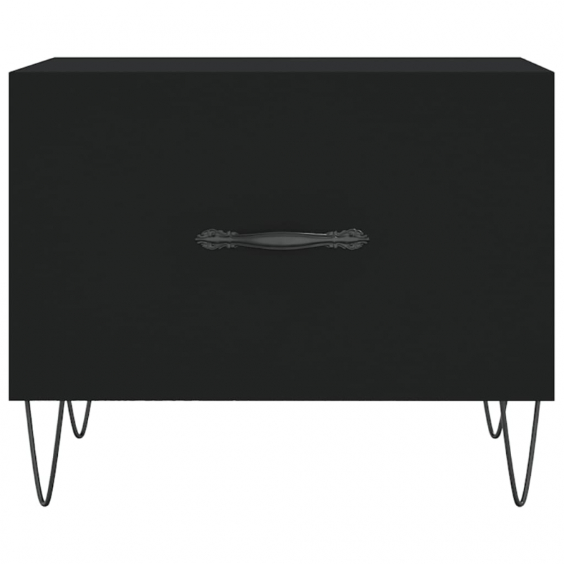 Couchtische 2 Stk. Schwarz 50x50x40 cm Holzwerkstoff