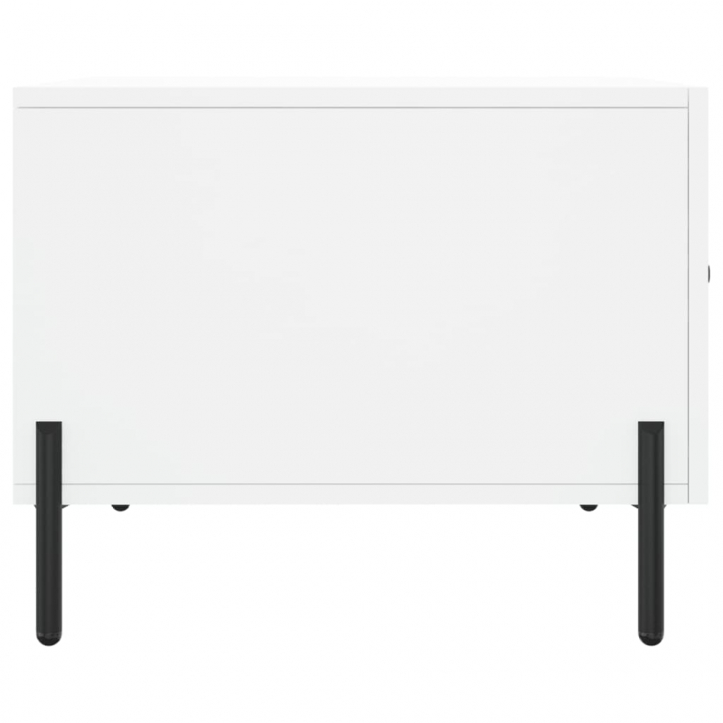 Couchtisch Weiß 50x50x40 cm Holzwerkstoff