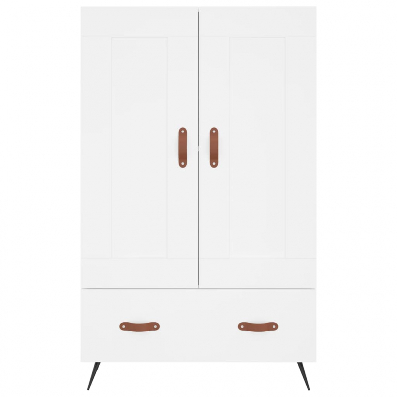 Highboard Weiß 69,5x31x115 cm Holzwerkstoff