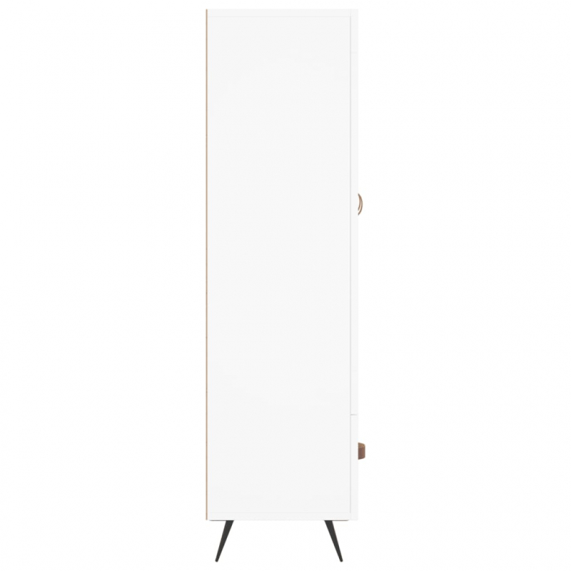 Highboard Weiß 69,5x31x115 cm Holzwerkstoff