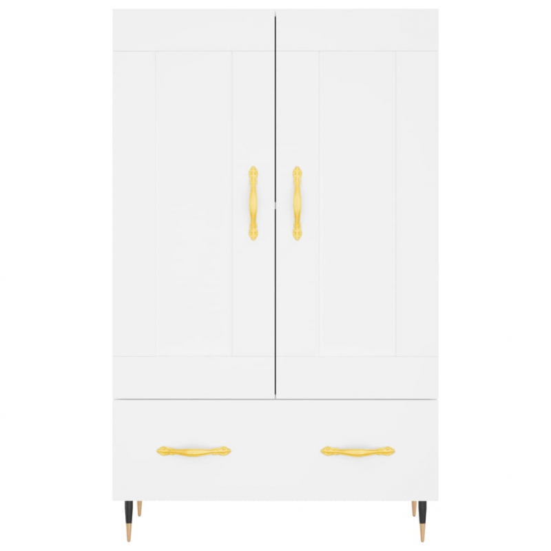 Highboard Weiß 69,5x31x115 cm Holzwerkstoff