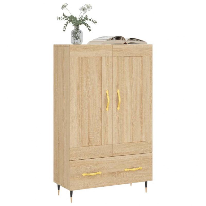 Highboard Sonoma-Eiche 69,5x31x115 cm Holzwerkstoff