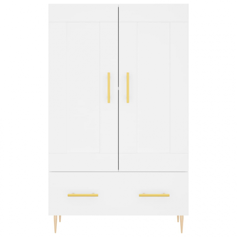 Highboard Weiß 69,5x31x115 cm Holzwerkstoff