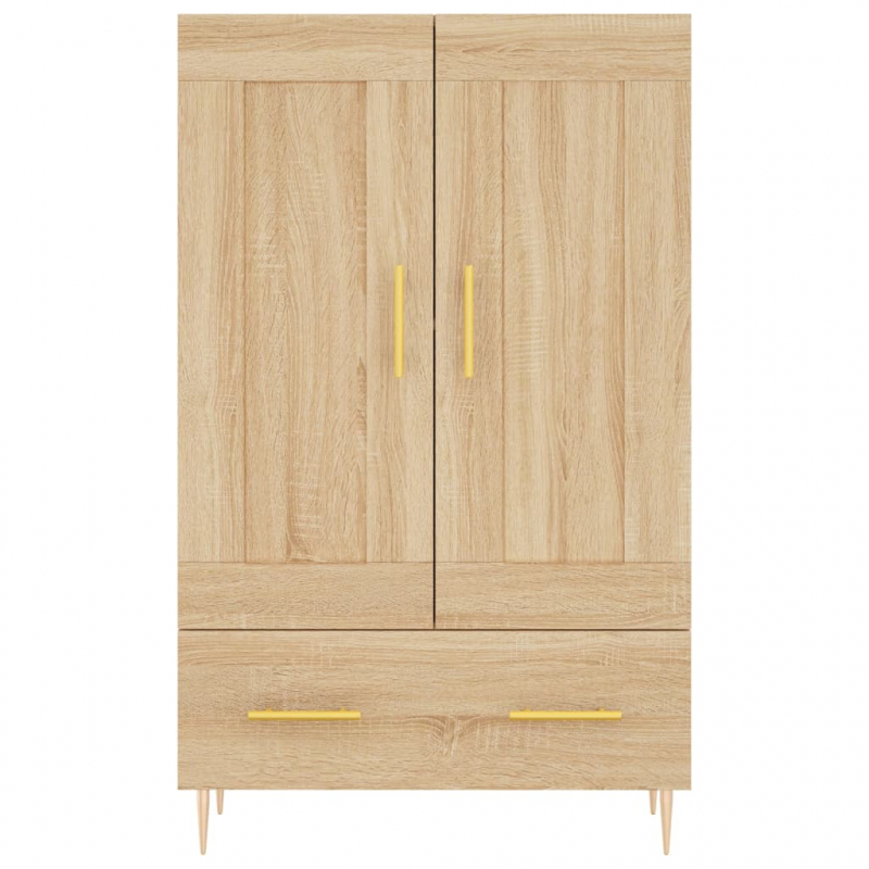 Highboard Sonoma-Eiche 69,5x31x115 cm Holzwerkstoff