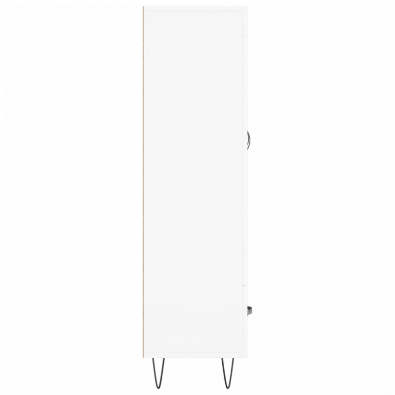 Highboard Weiß 69,5x31x115 cm Holzwerkstoff