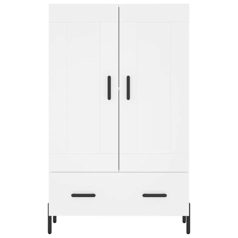 Highboard Weiß 69,5x31x115 cm Holzwerkstoff