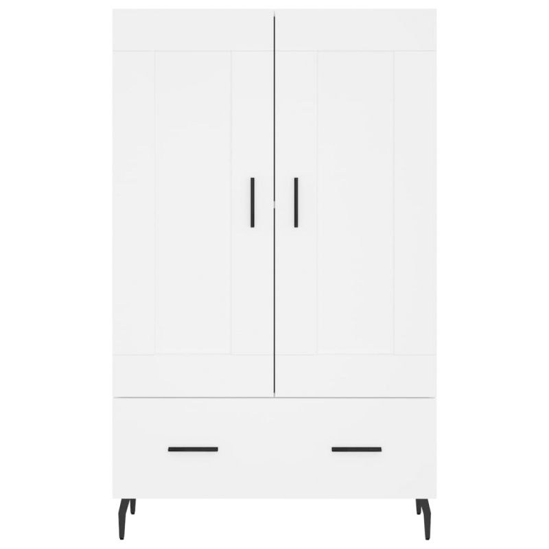 Highboard Weiß 69,5x31x115 cm Holzwerkstoff