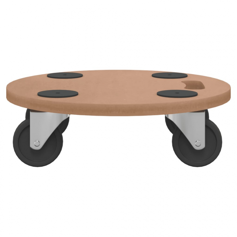 Rollbretter 2 Stk. Rund Holzwerkstoff