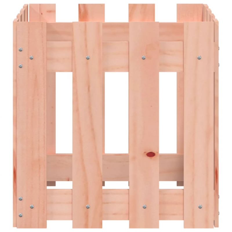 Pflanzkübel Lattenzaun-Design 40x40x40 cm Massivholz Douglasie