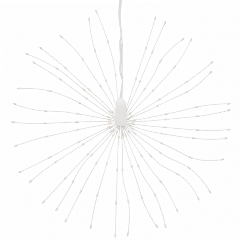 Weihnachtsbeleuchtungen Feuerwerk 4 Stk. 140 LEDs Kaltweiß 17cm