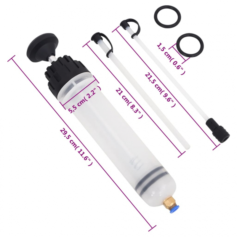 Bremsenentlüfter Weiß und Schwarz 0,2 L