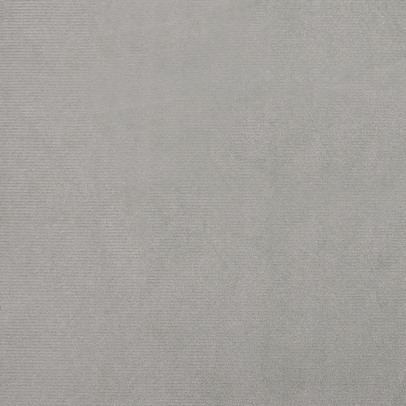 Clubsessel mit Fußhocker Hellgrau Samt