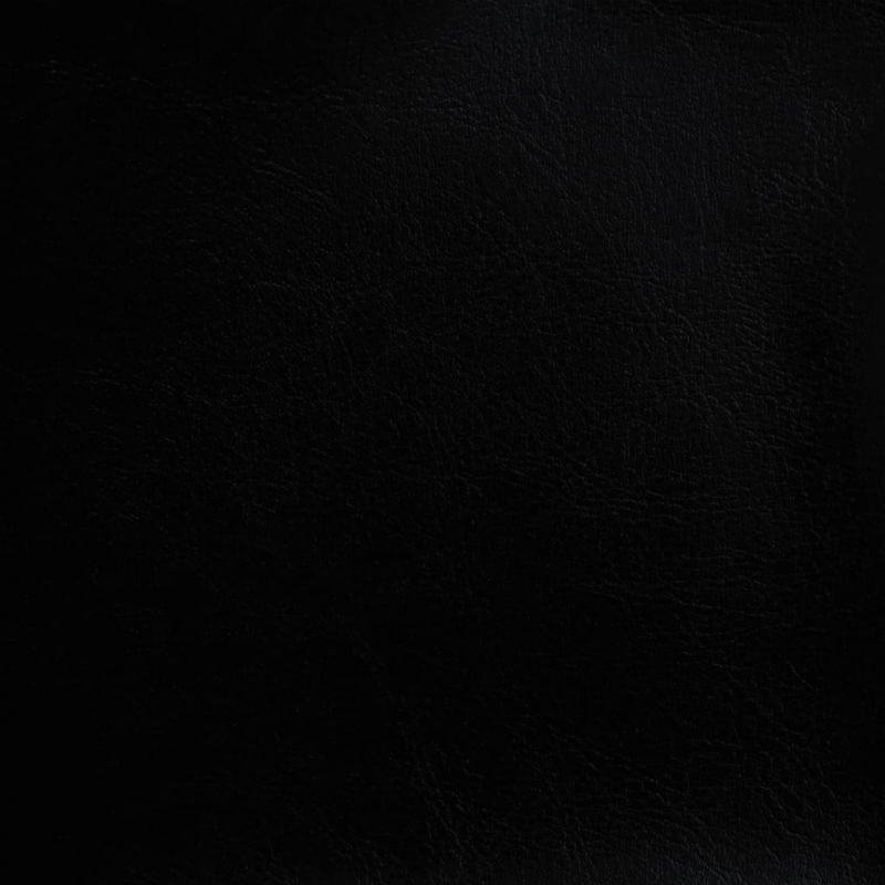 Clubsessel mit Fußhocker Schwarz Kunstleder