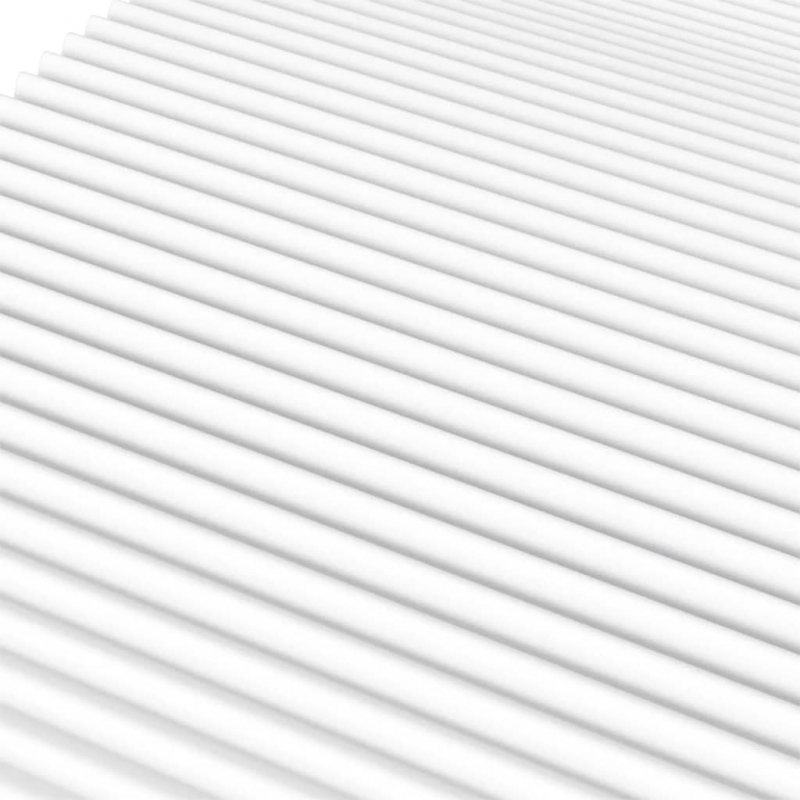 Schaumstoffmatratze Weiß 90x200 cm Härtegrad H2 H3