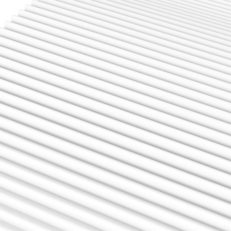 Schaumstoffmatratze Weiß 140x190 cm Härtegrad H2 H3