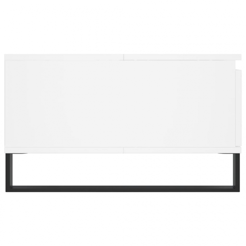 Couchtisch Weiß 90x60x35 cm Holzwerkstoff