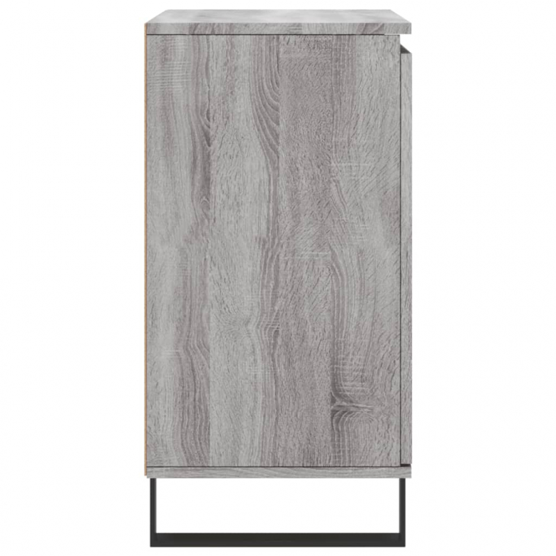 Sideboard Grau Sonoma 60x35x70 cm Holzwerkstoff