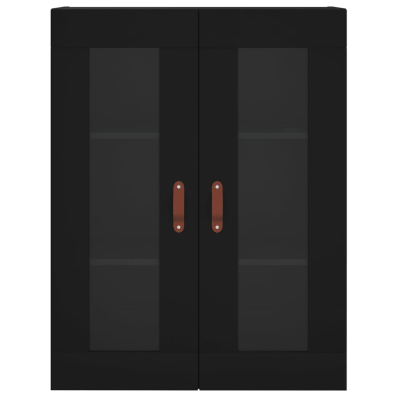 Wandschrank Schwarz 69,5x34x90 cm