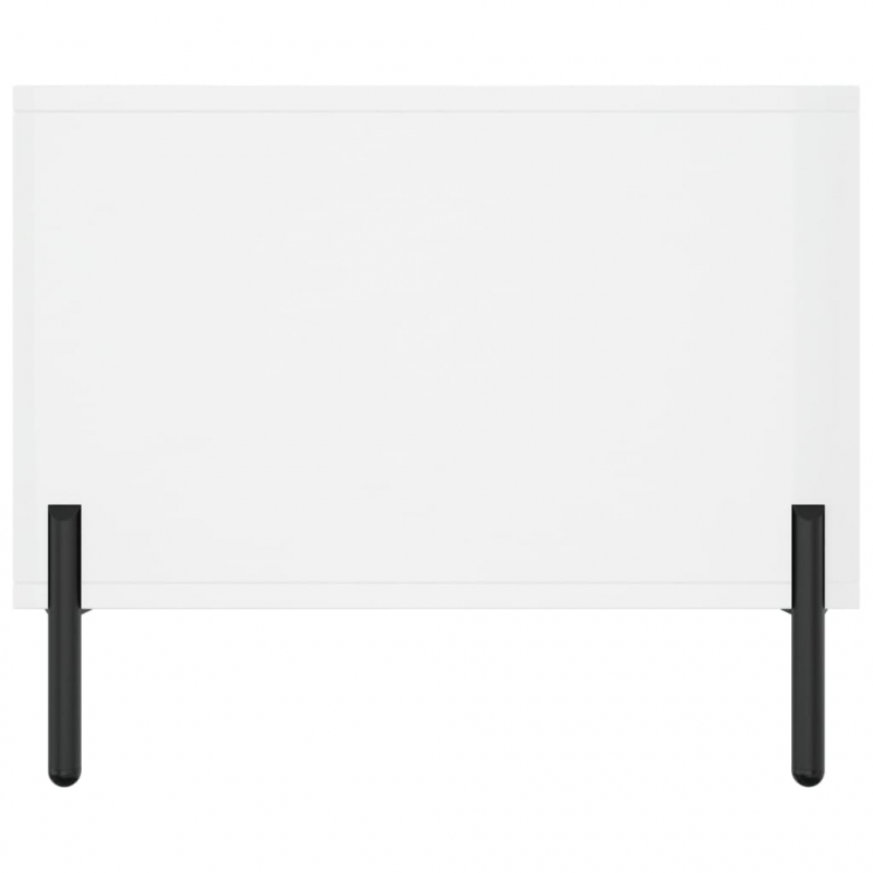 Couchtisch Hochglanz-Weiß 90x50x40 cm Holzwerkstoff