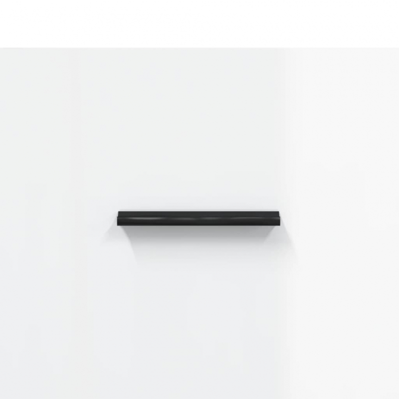 Schuhbank Hochglanz-Weiß 102x35x55 cm Holzwerkstoff