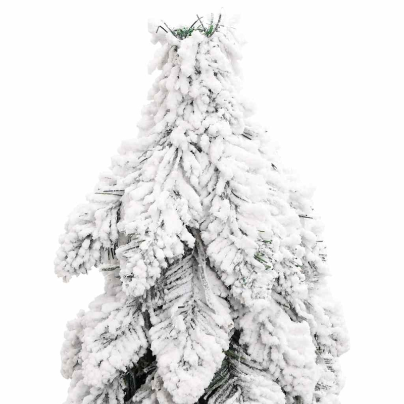 Künstlicher Weihnachtsbaum Beleuchtung & Schnee 80 LEDs 150 cm