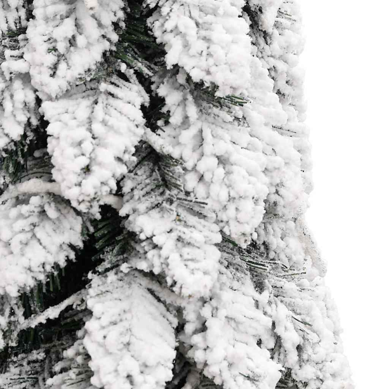 Künstlicher Weihnachtsbaum Beleuchtung & Schnee 80 LEDs 150 cm