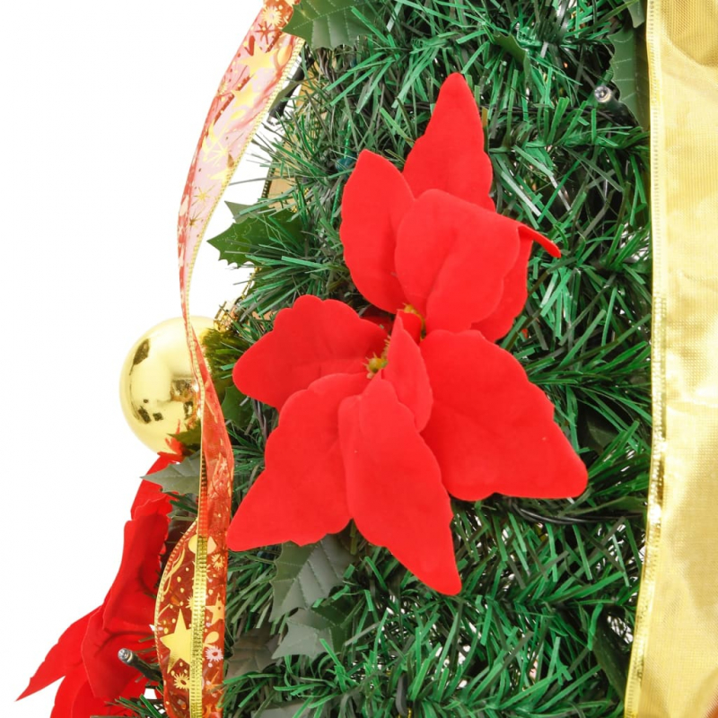 Pop-Up-Weihnachtsbaum Künstlich 100 LEDs Grün 150 cm