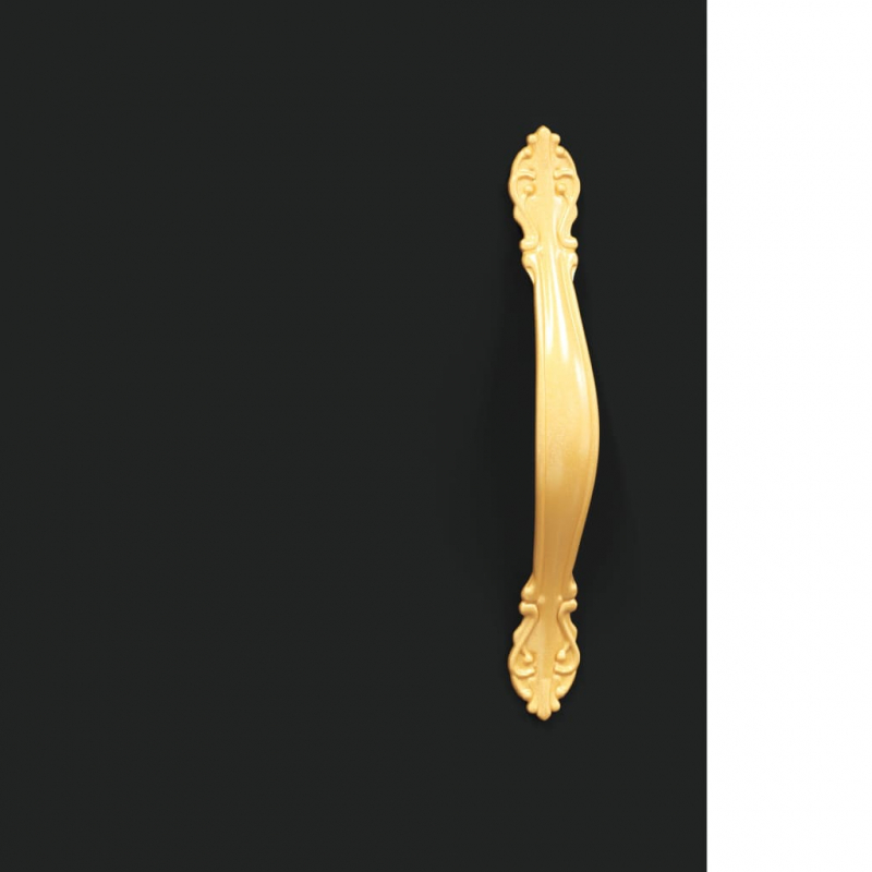 Wandschränke 2 Stk. Schwarz Holzwerkstoff