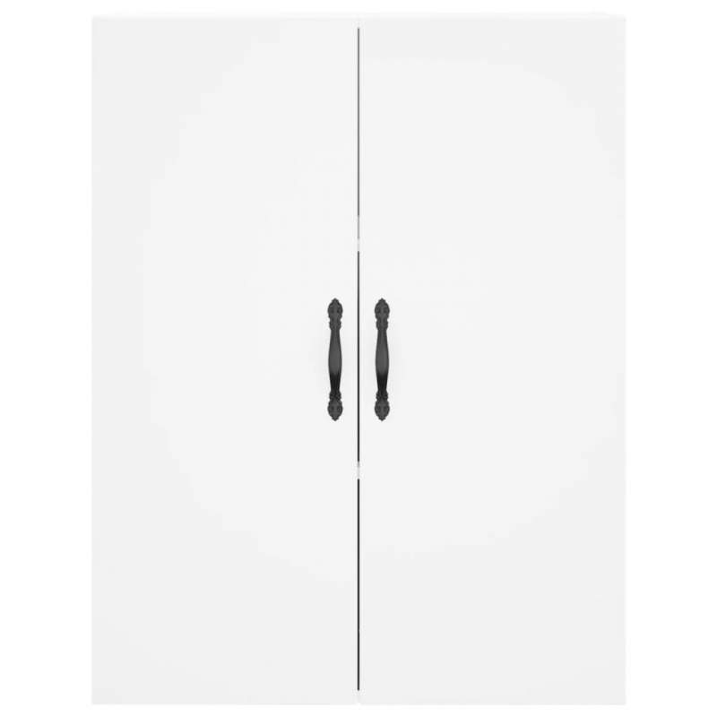 Highboard Weiß 69,5x34x180 cm Holzwerkstoff