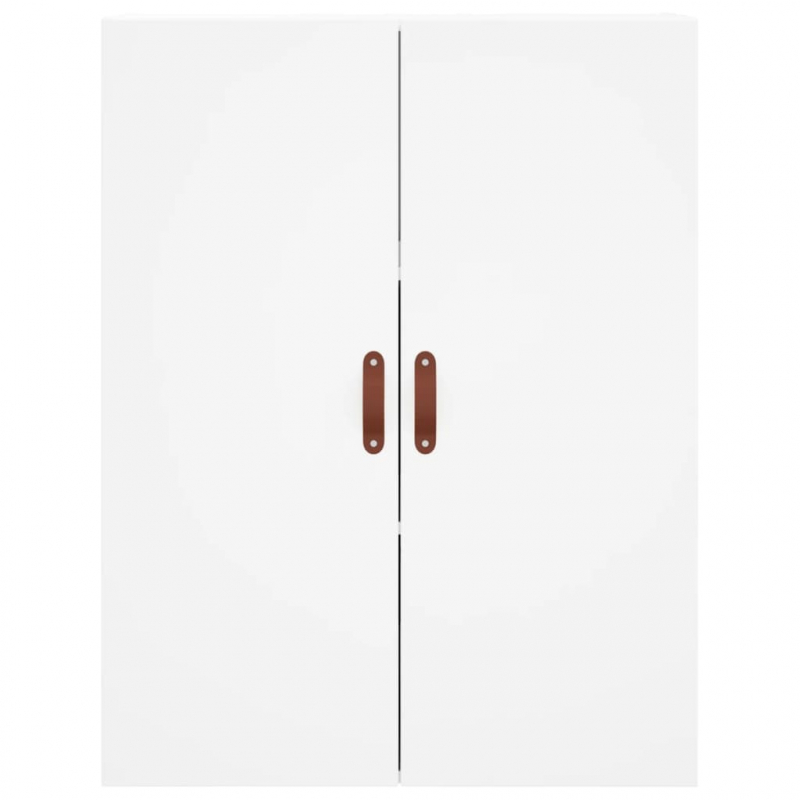 Highboard Weiß 69,5x34x180 cm Holzwerkstoff