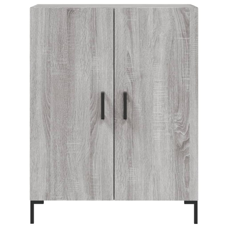 Highboard Grau Sonoma 69,5x34x180 cm Holzwerkstoff