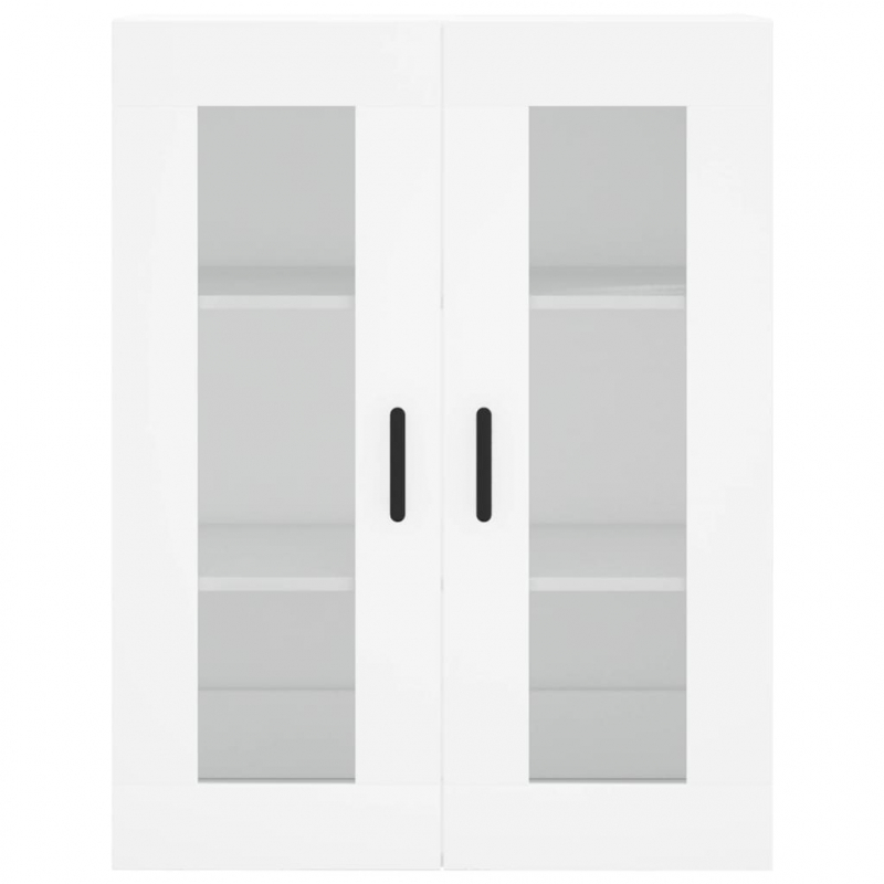 Highboard Weiß 69,5x34x180 cm Holzwerkstoff