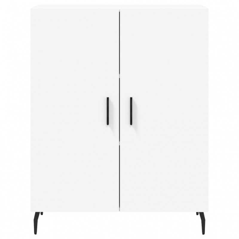 Highboard Weiß 69,5x34x180 cm Holzwerkstoff