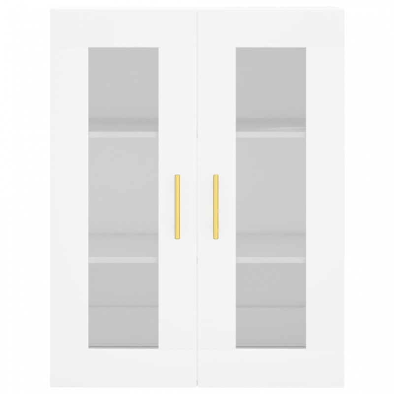 Highboard Weiß 69,5x34x180 cm Holzwerkstoff