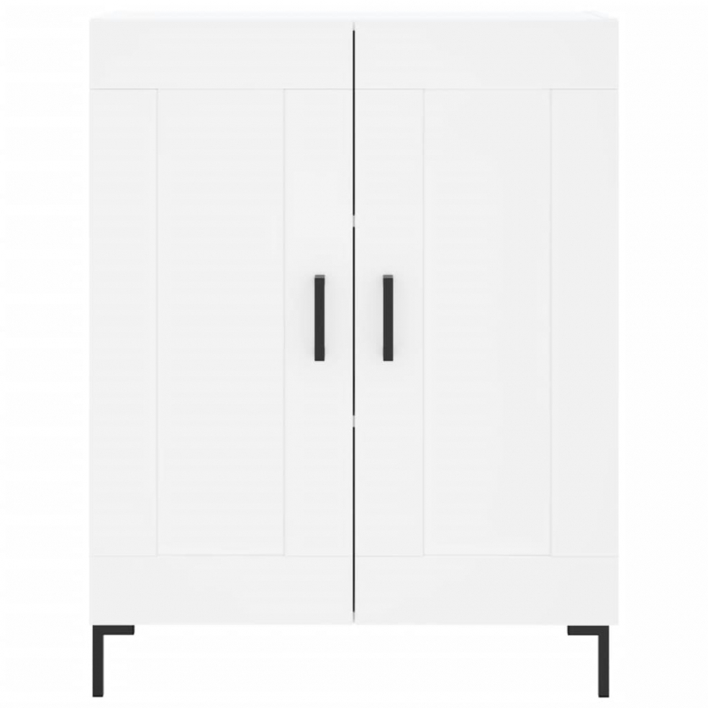 Highboard Weiß 69,5x34x180 cm Holzwerkstoff