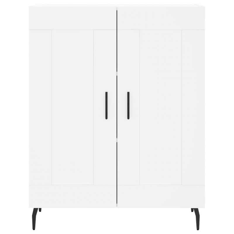 Highboard Weiß 69,5x34x180 cm Holzwerkstoff