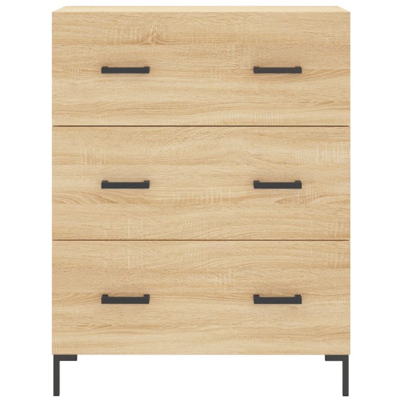 Highboard Sonoma-Eiche 69,5x34x180 cm Holzwerkstoff