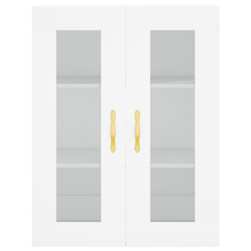 Highboard Weiß 69,5x34x180 cm Holzwerkstoff