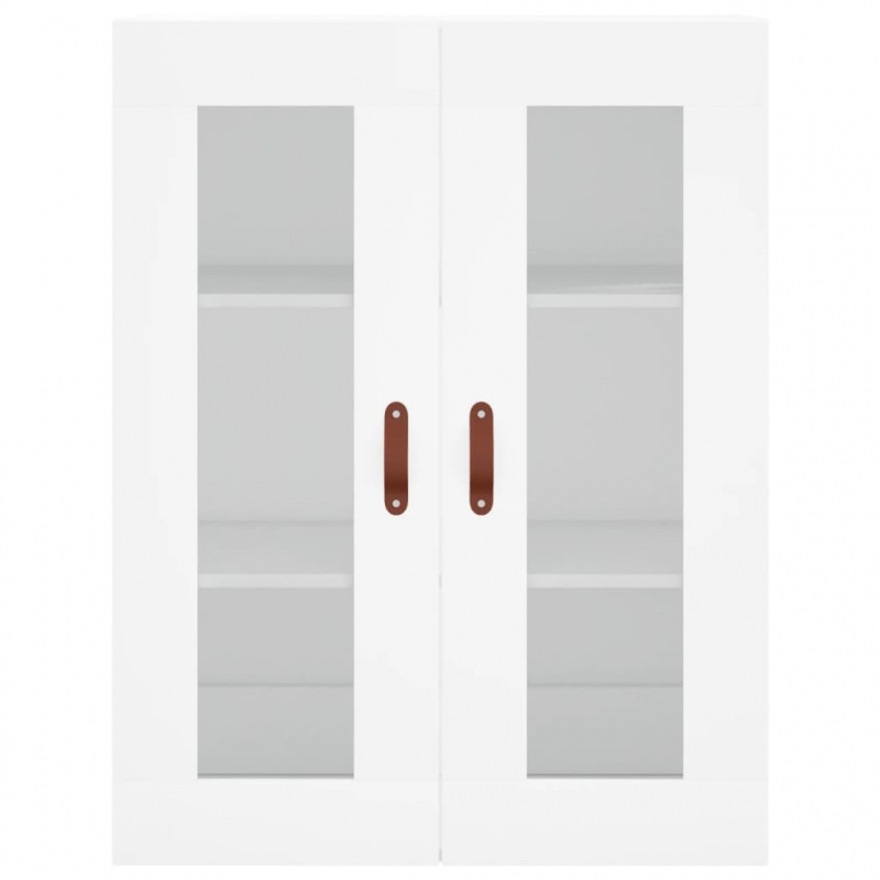 Highboard Weiß 69,5x34x180 cm Holzwerkstoff