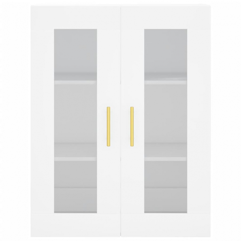 Highboard Weiß 69,5x34x180 cm Holzwerkstoff