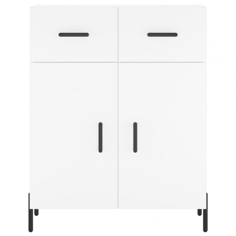 Highboard Weiß 69,5x34x180 cm Holzwerkstoff