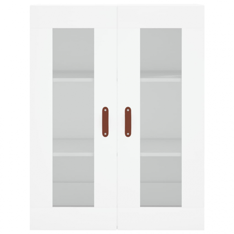 Highboard Weiß 69,5x34x180 cm Holzwerkstoff